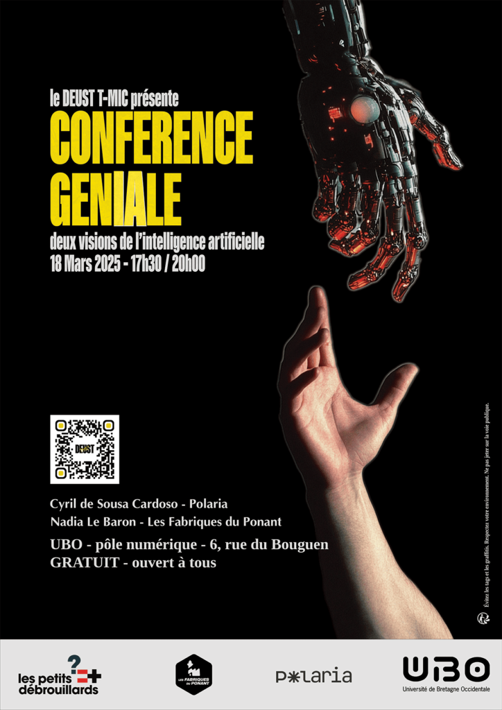 Conférence Géniale, le 18 mars 2025, organisée par les Deust Tmic à Brest